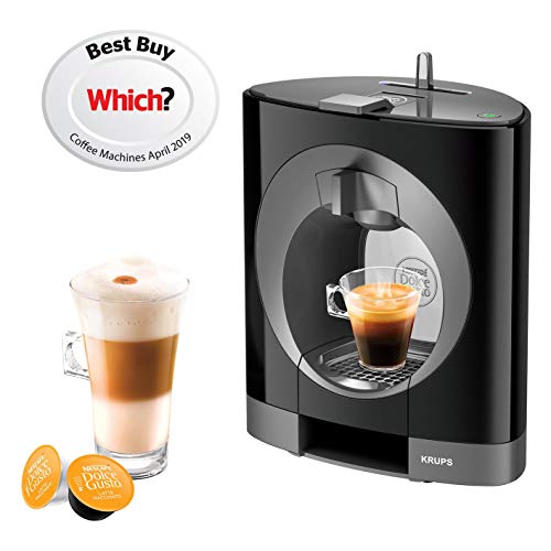 NESCAFE Dolce Gusto Oblo Coffee Machine by Krups – Black