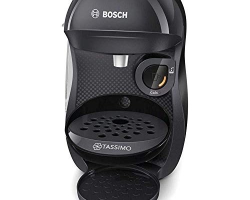 Bosch Tassimo TAS1002GB Happy Coffee Machine, Plastic Black