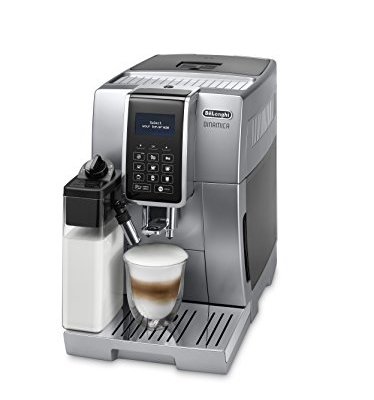 De'Longhi Dinamica, Fully Automatic Bean to Cup Coffee Machine, Cappuccino, Espresso Coffee Maker, ECAM 350.75.S, Silver