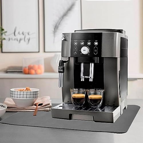 60&times;40cm Coffee Machine Mat Absorbent Draining Board Mat, Non-Slip Rubber Back Drying Mat for Kitchen Counter Protector, Drying Mat for Sodastream Sparkling Water Anti Vibration Mat