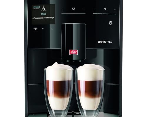 Melitta Barista SE F830-003, Bean to Coffee Machine for Office or Home, 1450 W, 1.8 Litres, Black, UK Plug